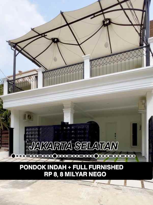 dijual rumah jalan raya komplek pondok