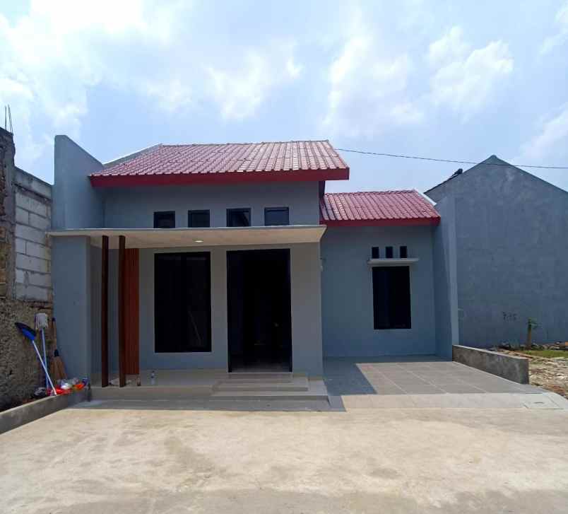 dijual rumah jalan raya sawah baru