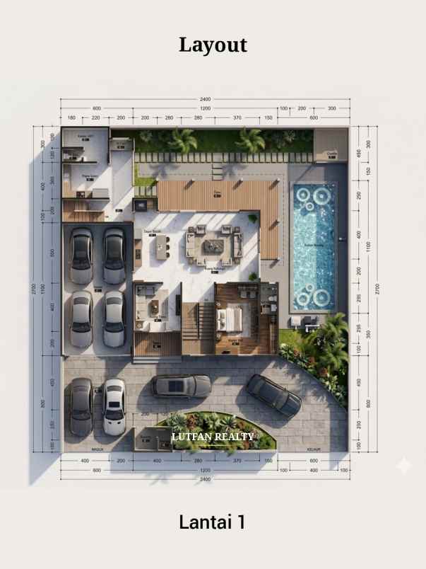 dijual rumah jati padang raya