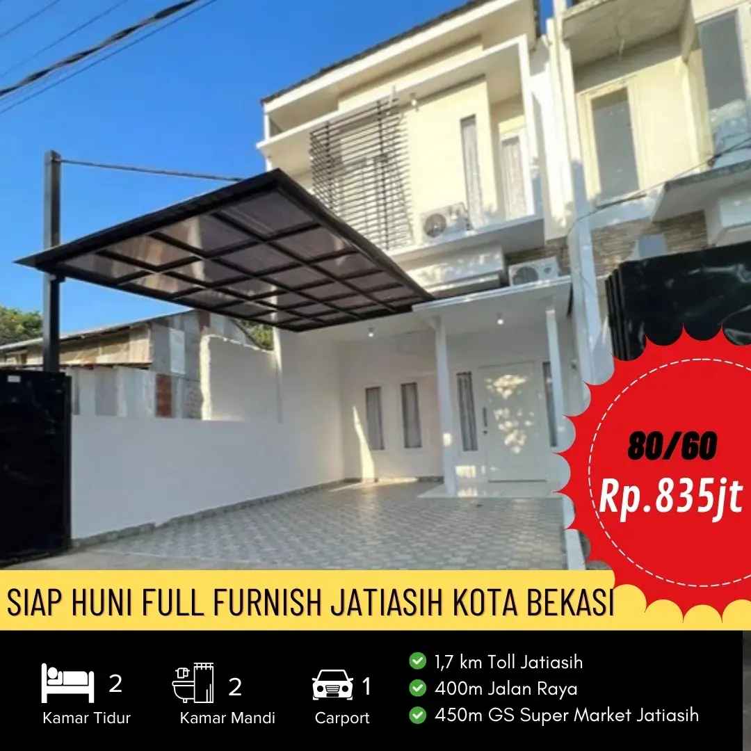 dijual rumah jatiasih bekasi