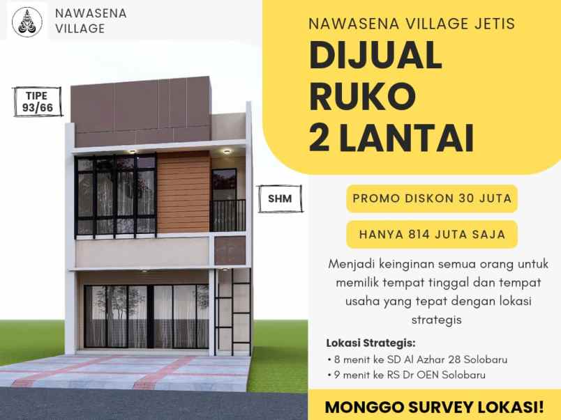 dijual rumah jetis baki sukoharjo