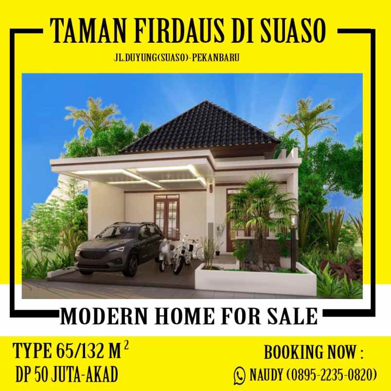 dijual rumah jl duyung suaso