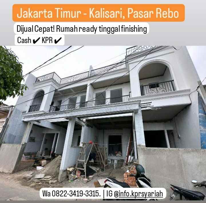 dijual rumah kalisari pasar rebo