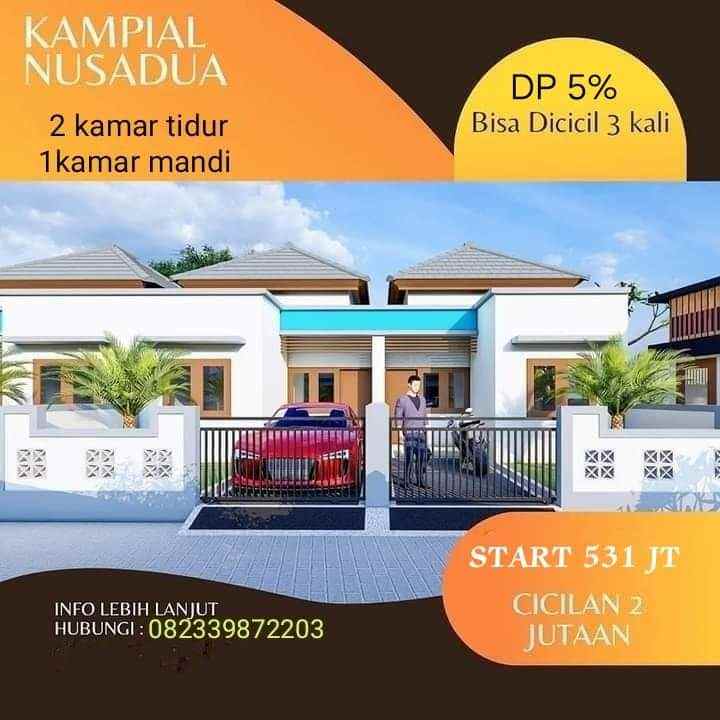 dijual rumah kampial nusa dua bali