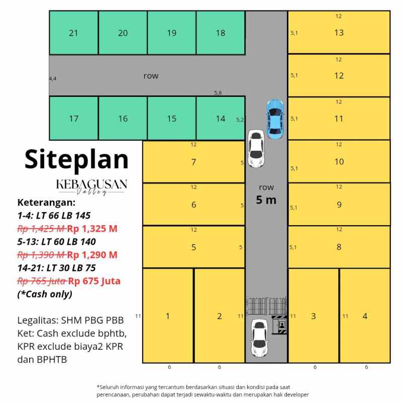 dijual rumah kebagusan