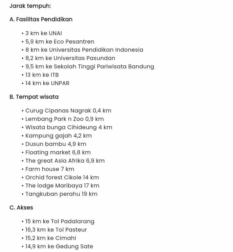 dijual rumah lembang