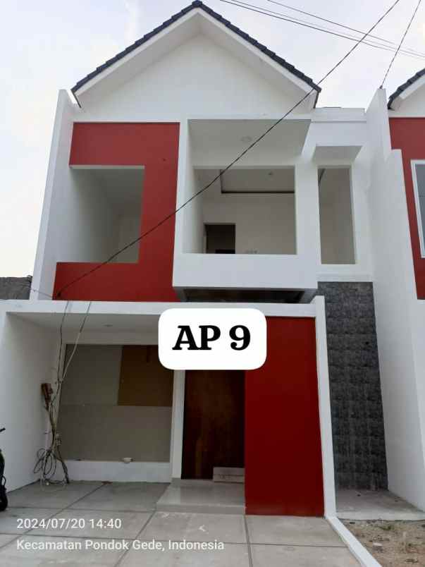 dijual rumah pondok gede jatibening