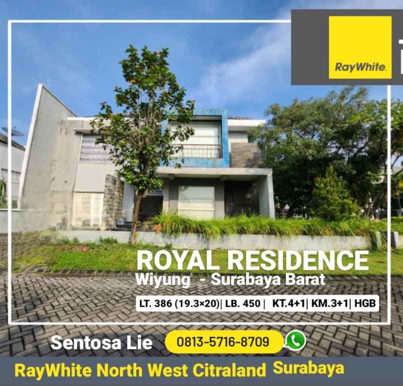 dijual rumah royal residence