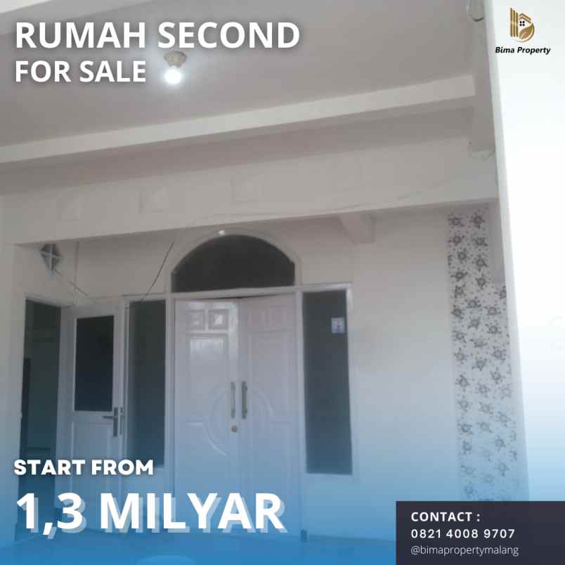 dijual rumah second 2 5 lantai