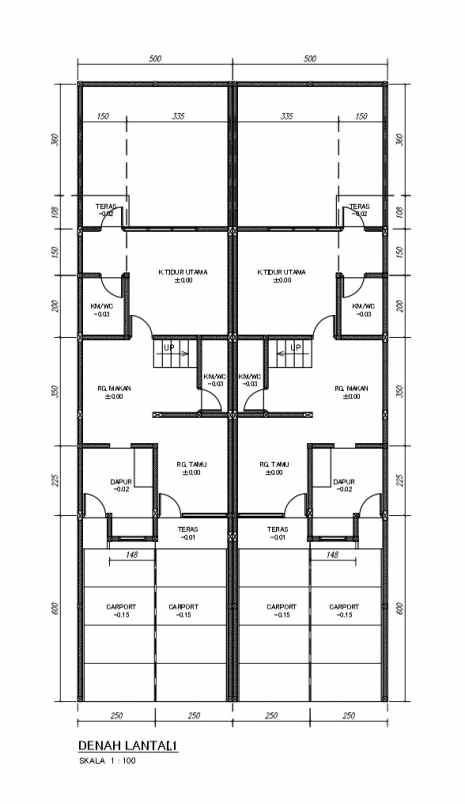 dijual rumah tenggilis mejoyo selatan