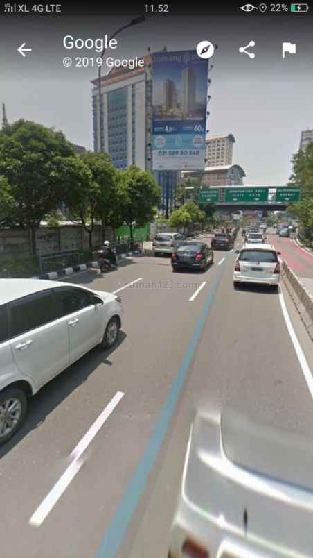 dijual tanah di jl s parman jakarta barat