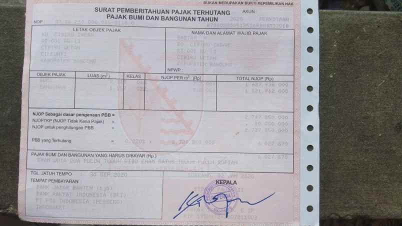 dijual tanah jl cibiru indah i