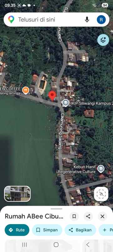 dijual tanah jl cikamuning sadang ciburuy