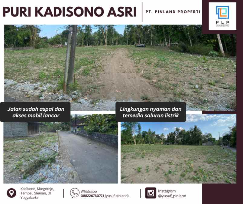 dijual tanah kadisono margorejo tempel