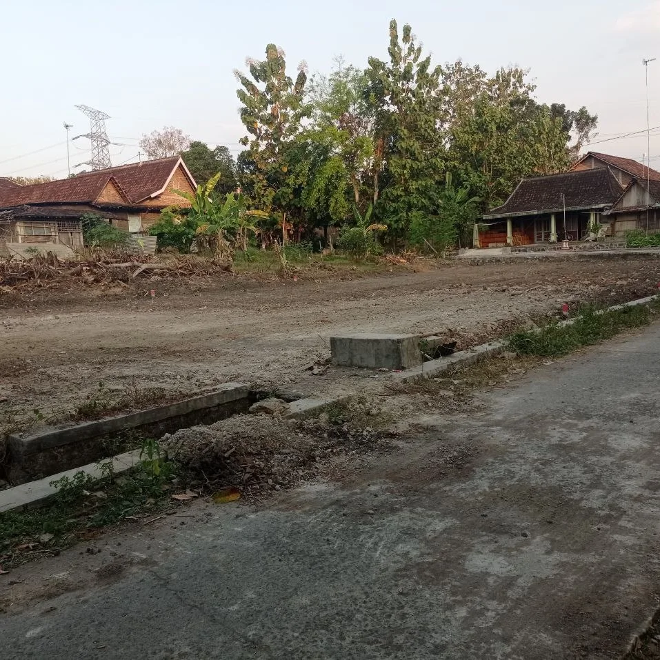 dijual tanah kavling murah di gondang sragen