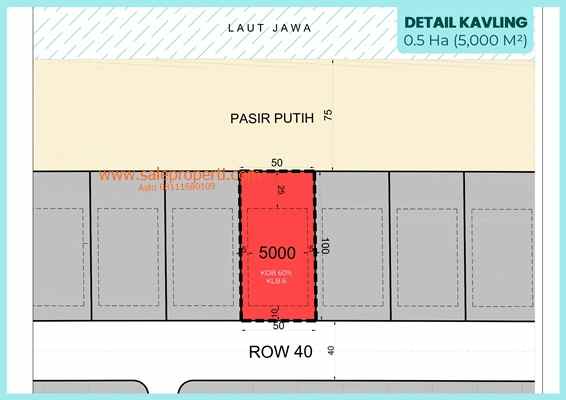 dijual tanah long island beachwalk pik2