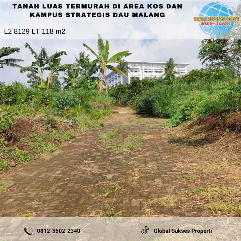 dijual tanah precet sumbersekar