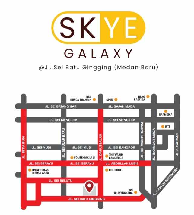 dijual villa jalan sei batu gingging