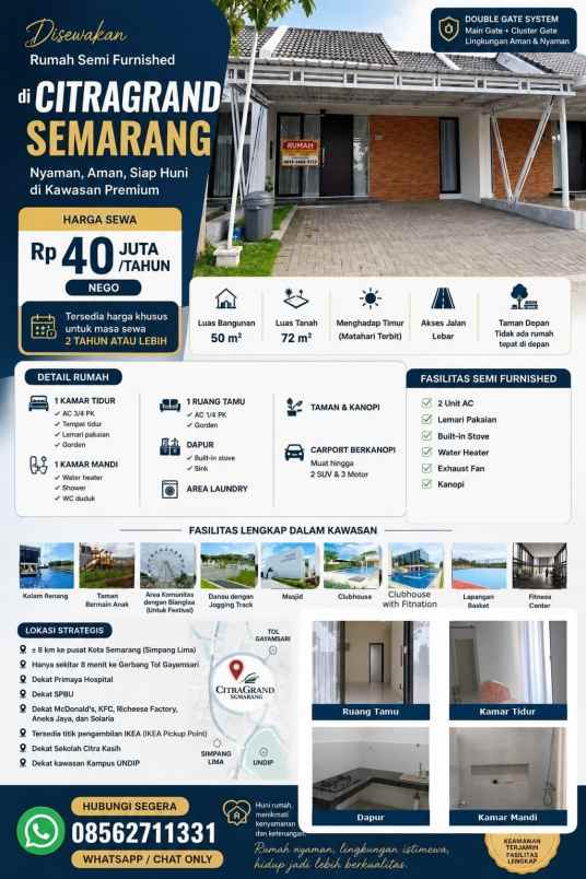 disewakan rumah citra grand