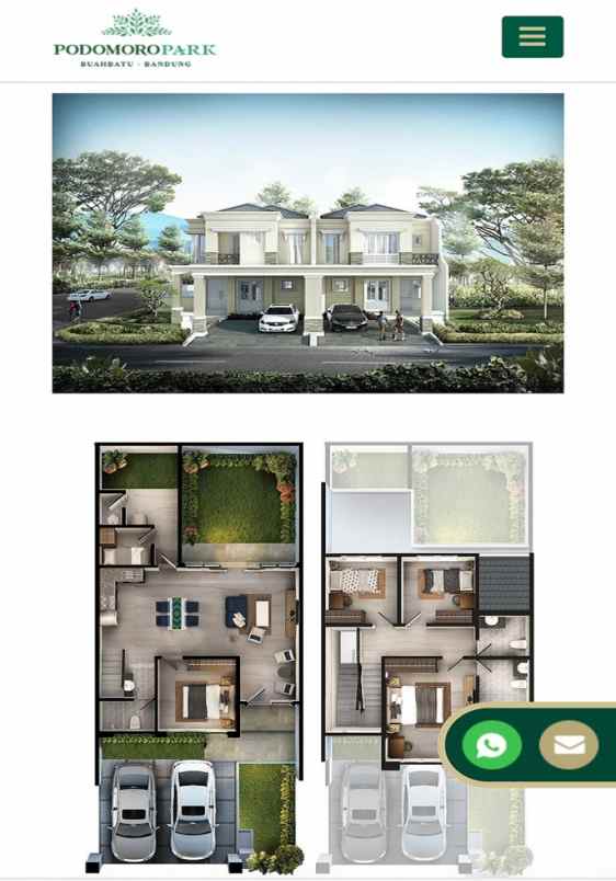 disewakan rumah podomoro park cluster