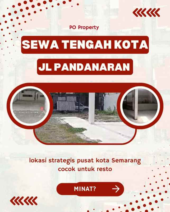 disewakan tanah jalan pandanaran