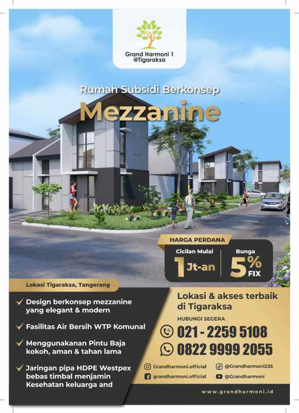 grand harmoni 1 tigaraksa subsidi