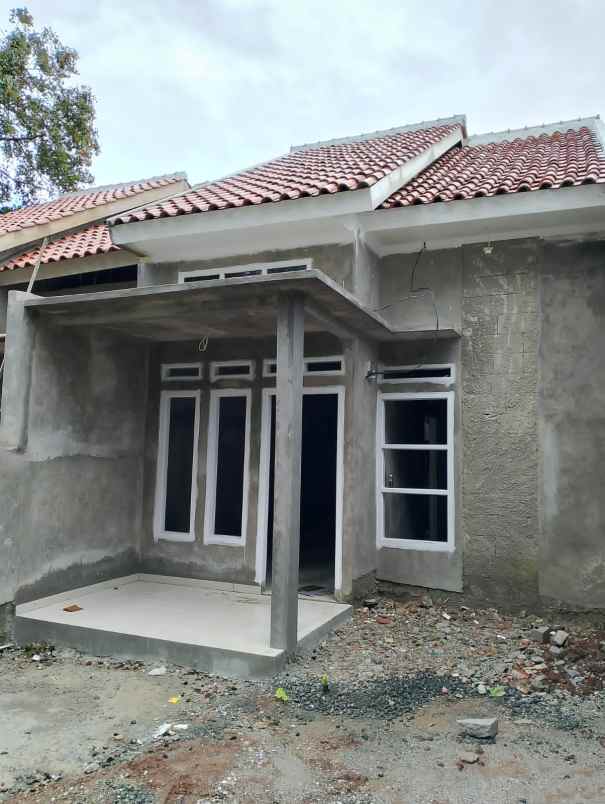 jual rumah baru tahap pinising lokasi strategis