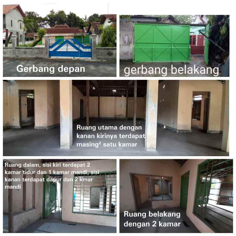 jual rumah dan pekarangan di dlimas