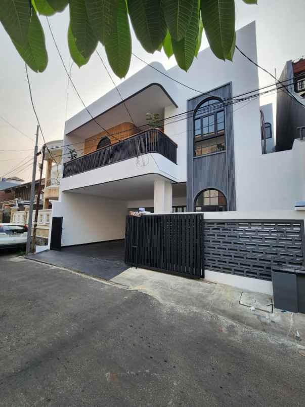 jual rumah keren kontemporer ampera kemang rooftop