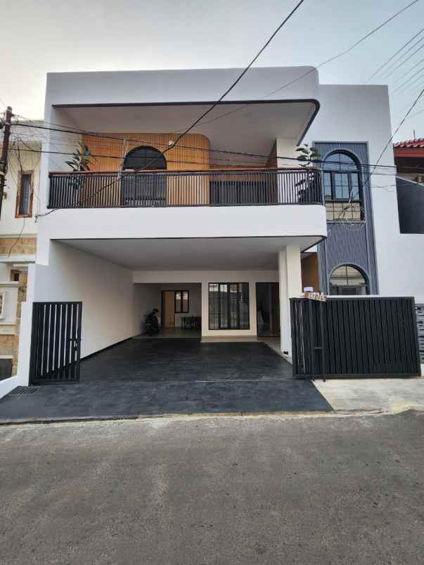 jual rumah keren kontemporer ampera kemang rooftop