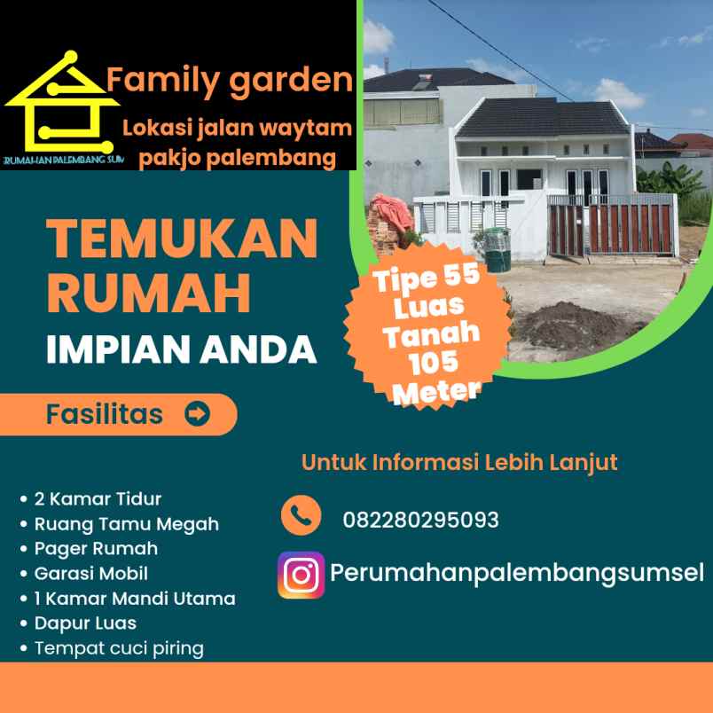 perumahan family garden pakjo palembang