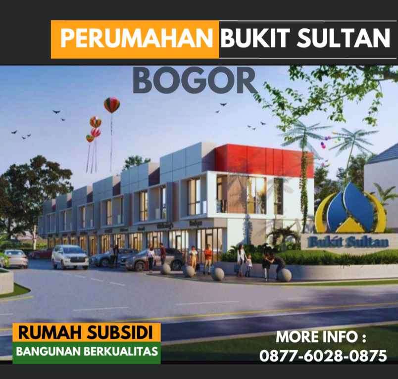 perumahan murah di bogor rumah subsidi bukit sultan