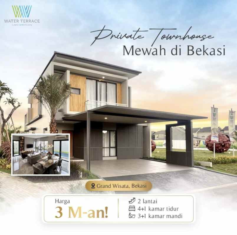 private townhouse terdepan terlaris di bekasi