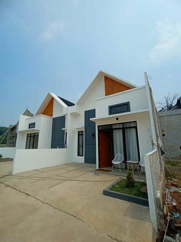 rumah 1 lantai konsep scandinavian