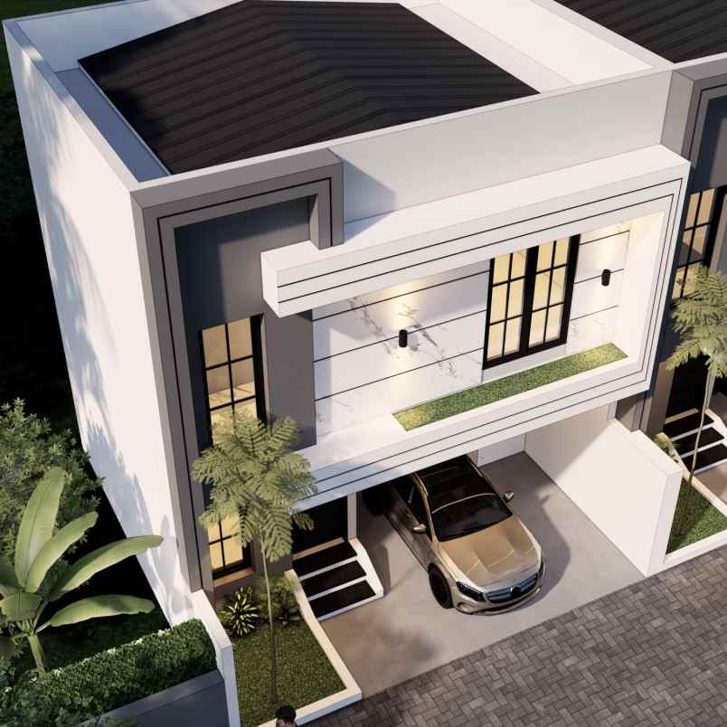 rumah 2 lantai desain minimalis