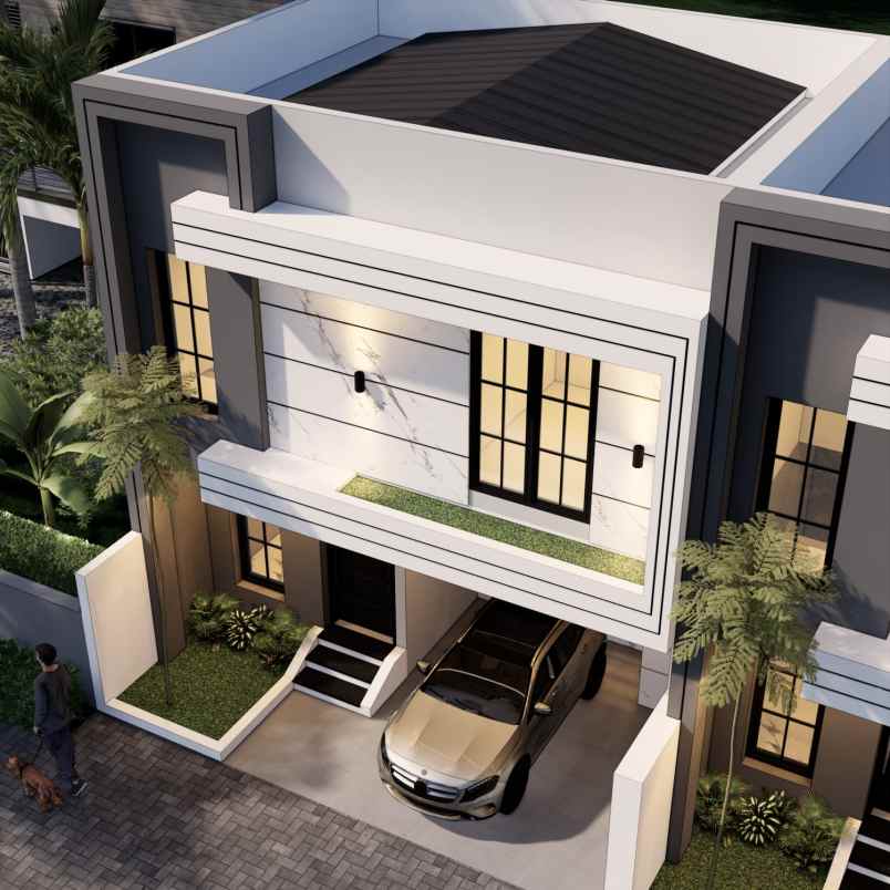 rumah 2 lantai desain minimalis