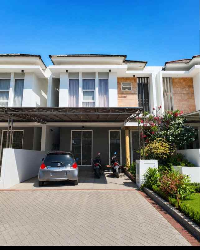rumah babatan pantai greenville strategis semi furnish