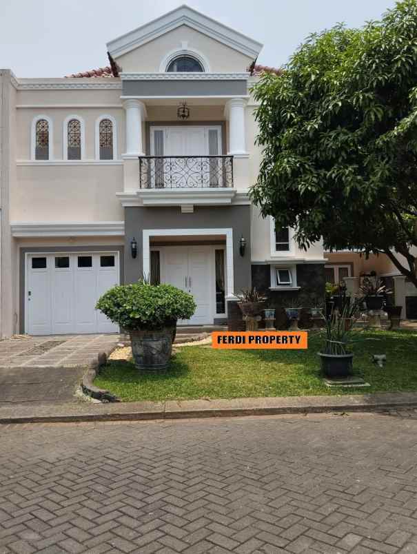 rumah cantik 2 lantai baru renov raffles hills cibubur