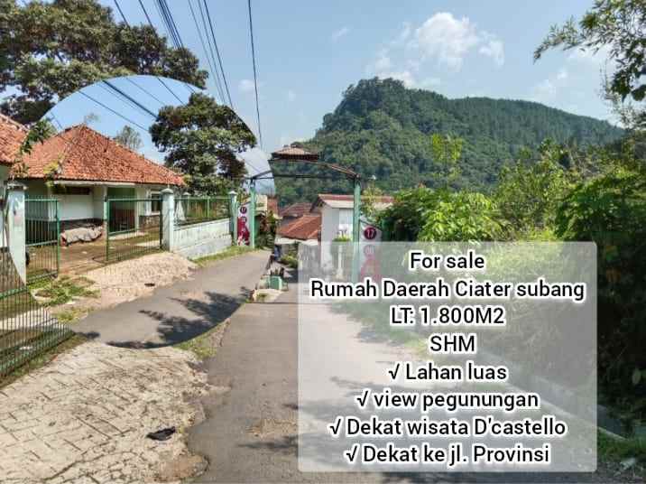 rumah daerah ciater subang jawa barat