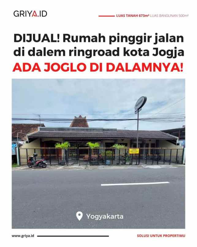 rumah dijual jogja cocok untuk usaha apapun