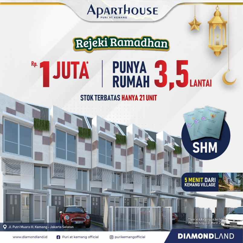 rumah jl puri iii kemang jakarta