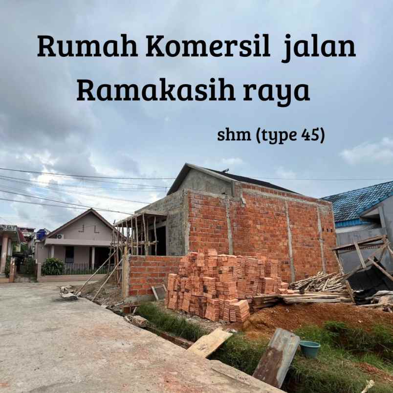 rumah komersil tengah kota palembang