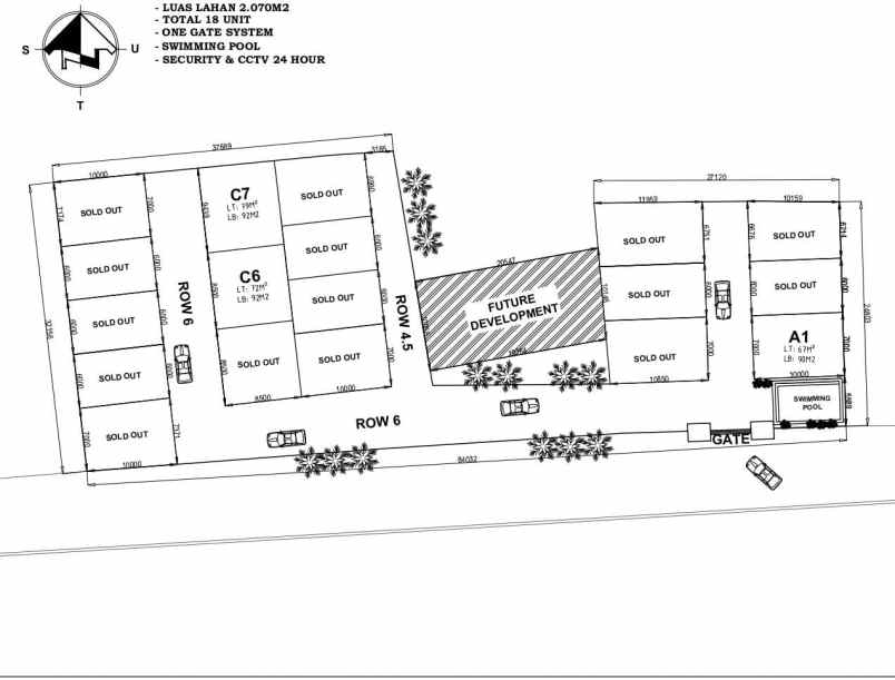 rumah lokasi strategis di jurang