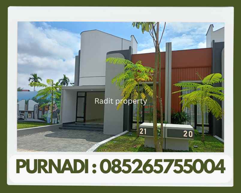 rumah mewah futuristik type 108