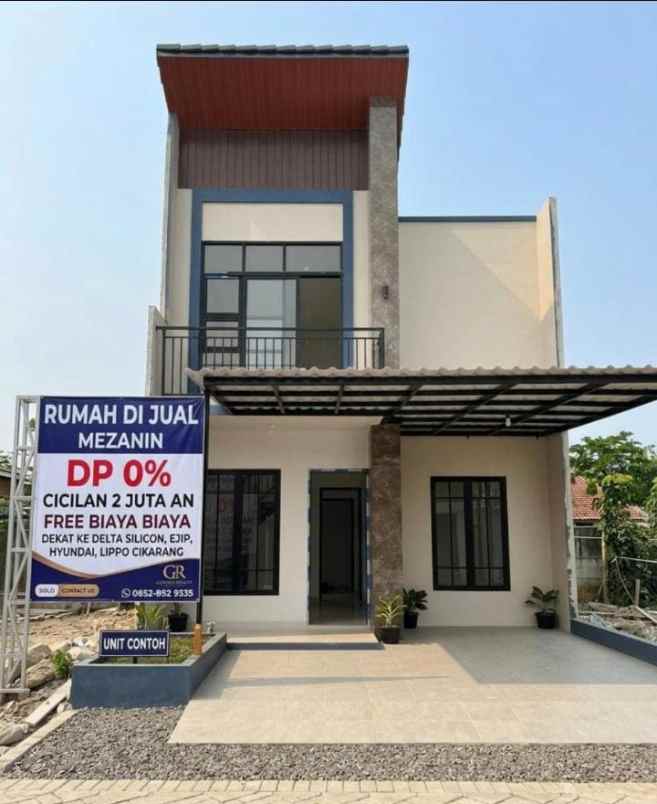 rumah mezzanine cicilan cuma 2 jutaan