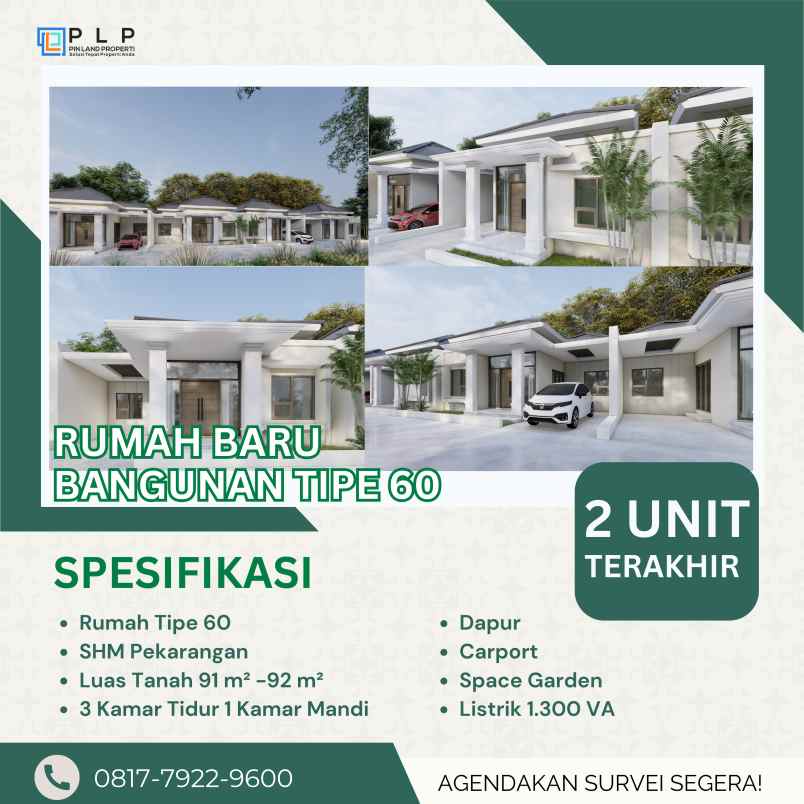 rumah minimalis tipe 60 hanya 8 menit ke ugm