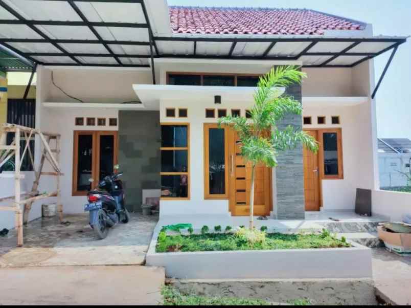 rumah modern tanah luas harga cash masi nego