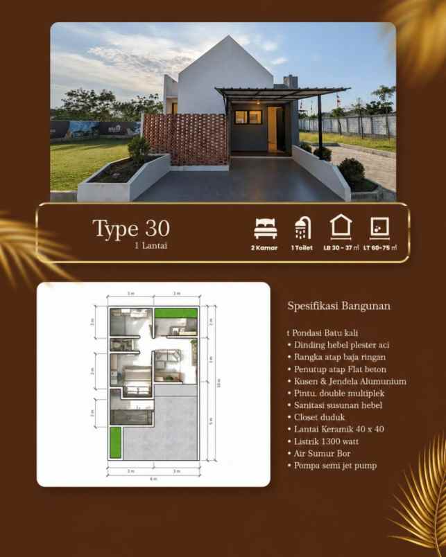 rumah murah cibarusah cikarang dekat kawasan industri
