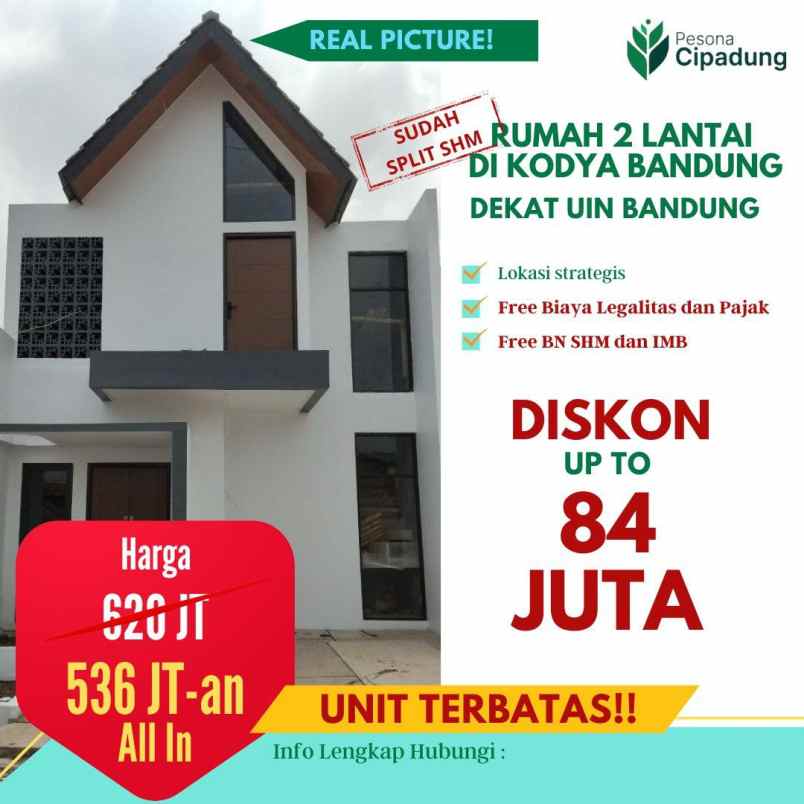 rumah murah di kota bandung timur fasilitas terlengkap