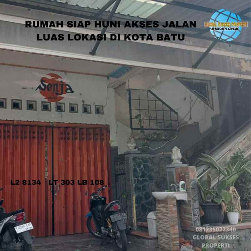 rumah nyaman siap huni murah strategis di kota batu